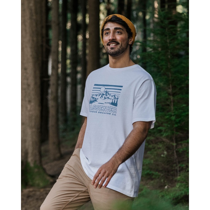 Alp Recycled Cotton T-Shirt – White