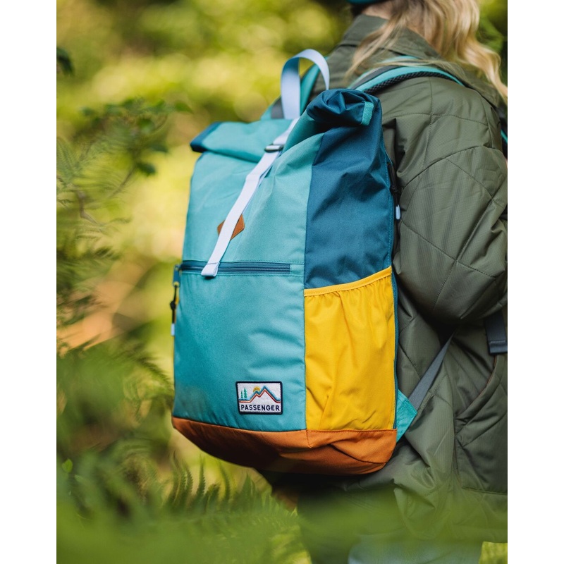 Backwoods Recycled Rolltop 32L Backpack – Multi Colour