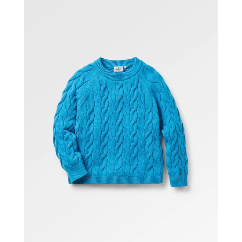 Comfort Organic Knitted Jumper – Atlantic Blue