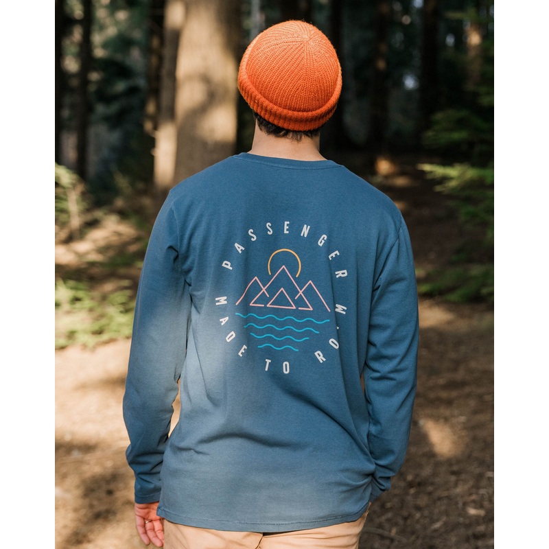 Escapism Recycled LS T-Shirt – Dark Denim