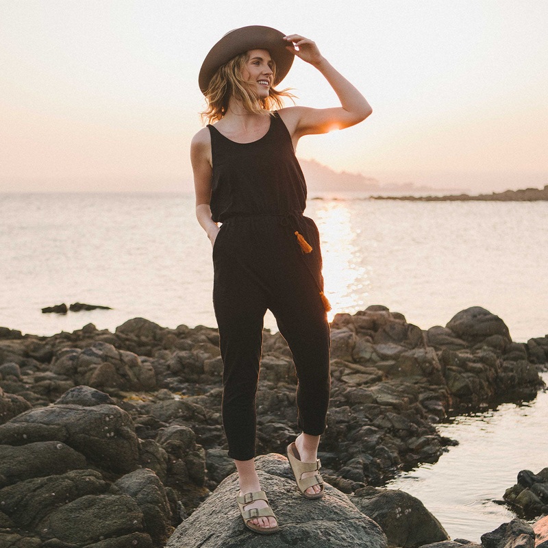 Eva Recycled Jumpsuit – Black|XS|S|M|L|XL