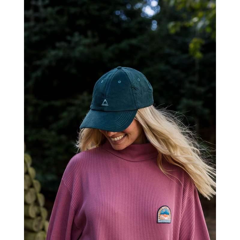 Fade Recycled Cord 6 Panel Cap – Deep Ocean