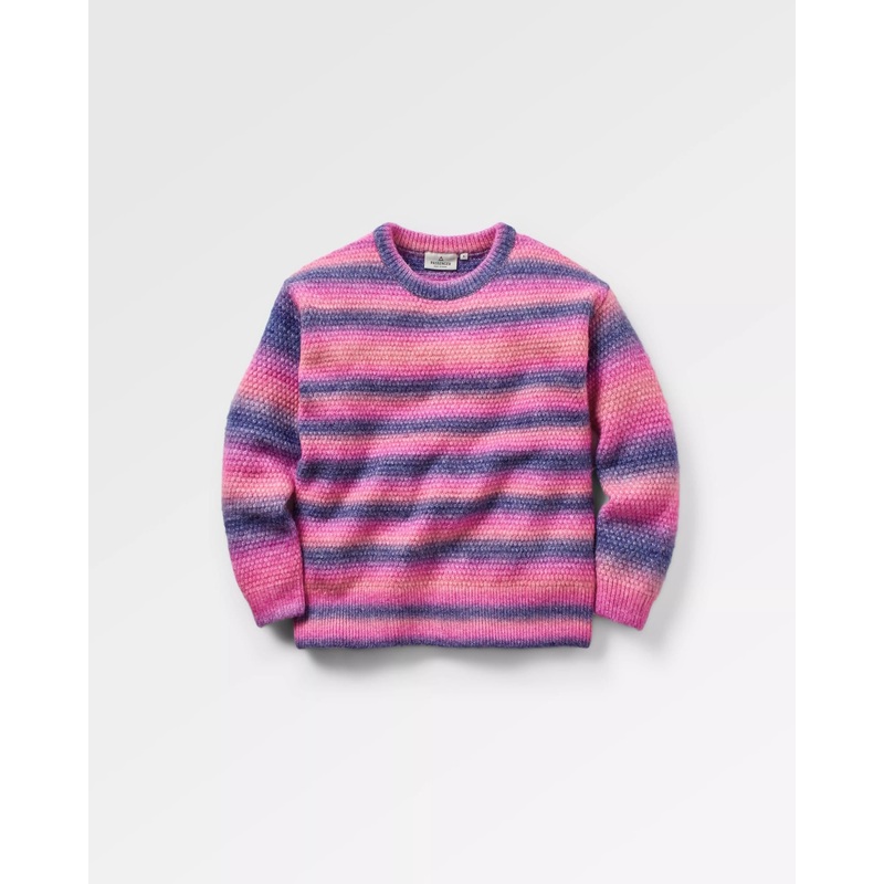 Fika Recycled Knitted Jumper – Crushed Berry Dip