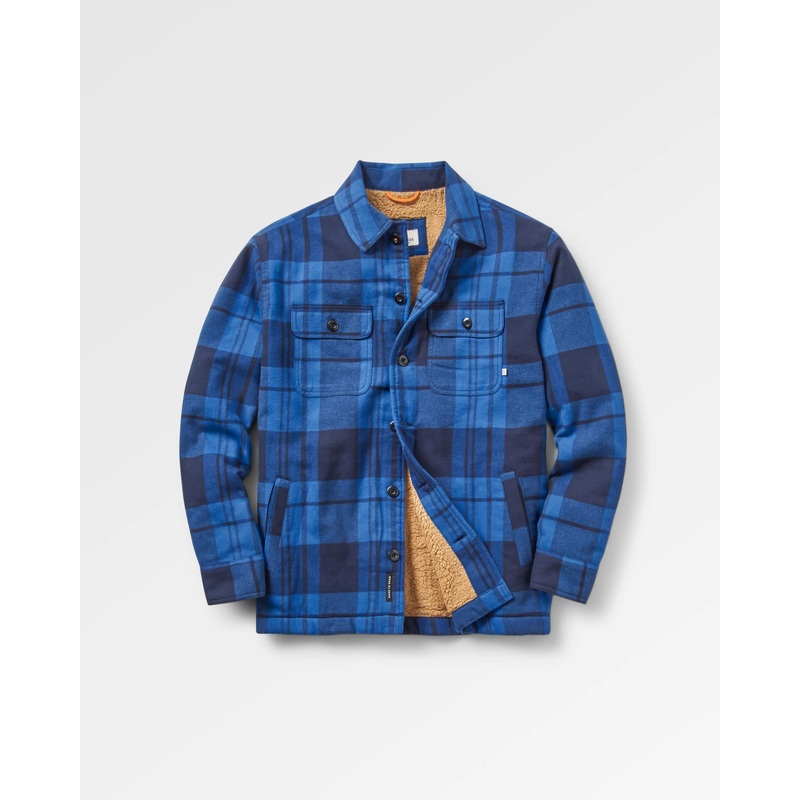 Freestyle Sherpa-Lined Overshirt – True Blue