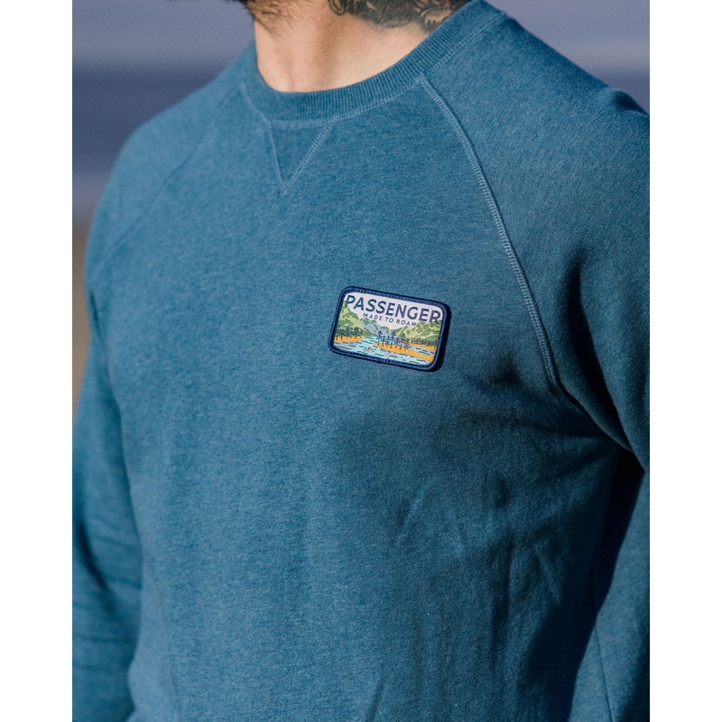 Love The Wild Sweatshirt – Blue Steel Marl
