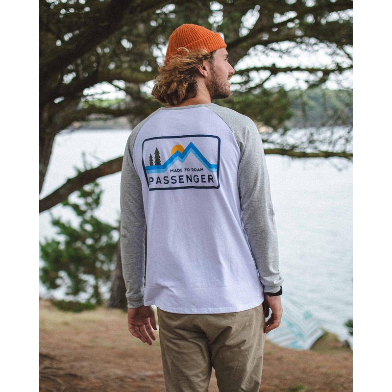 Made To Roam Recycled LS T-Shirt – White