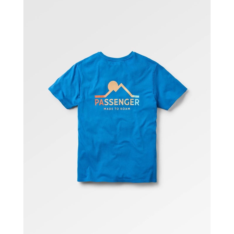 MTR Recycled Cotton T-Shirt – Soft Cobalt