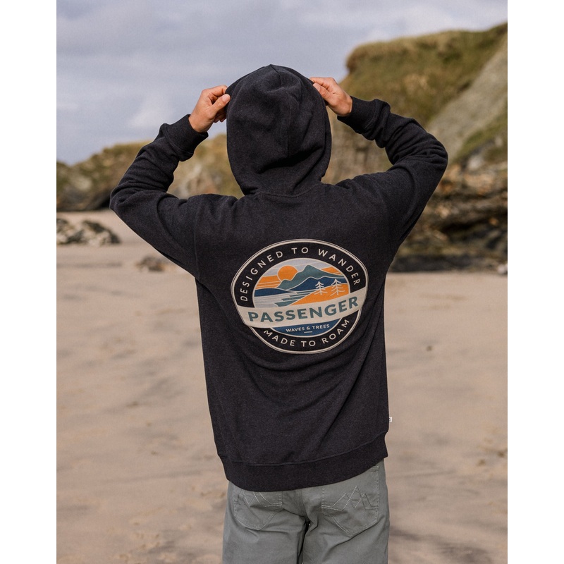 Odyssey Organic Cotton Hoodie – Ebony Marl