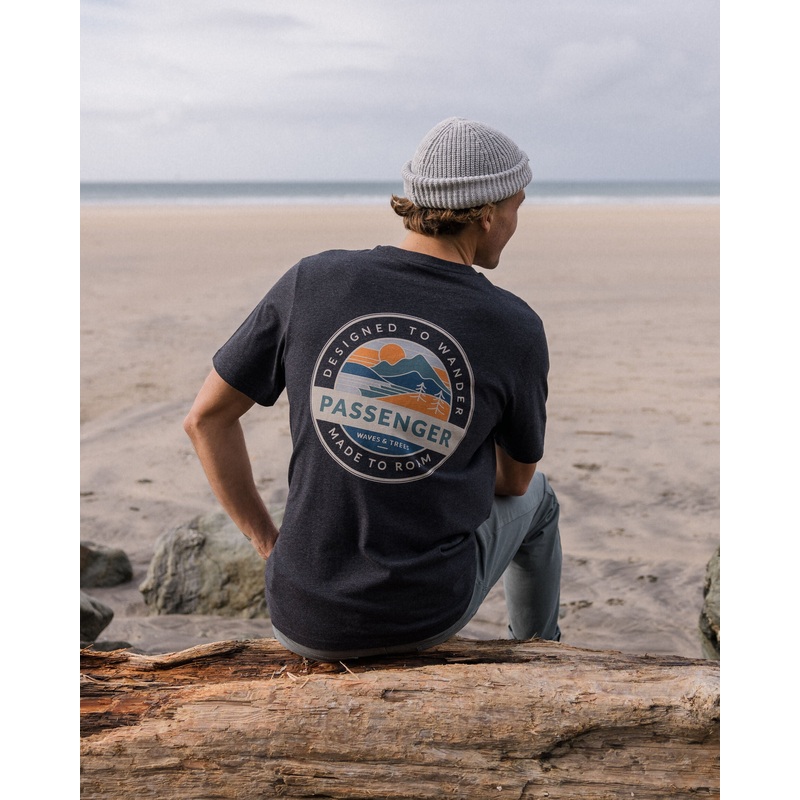 Odyssey Organic Cotton T-Shirt – Ebony Marl