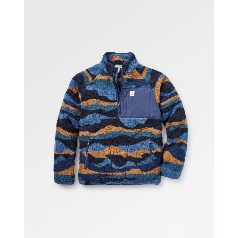 Offroad Recycled Sherpa 1/2 Zip Fleece – Scenic Navy