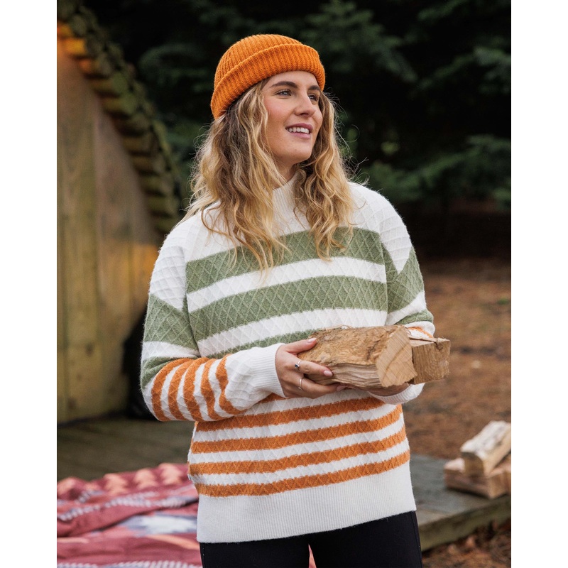 Ramble Recycled Knitted Jumper – Off White