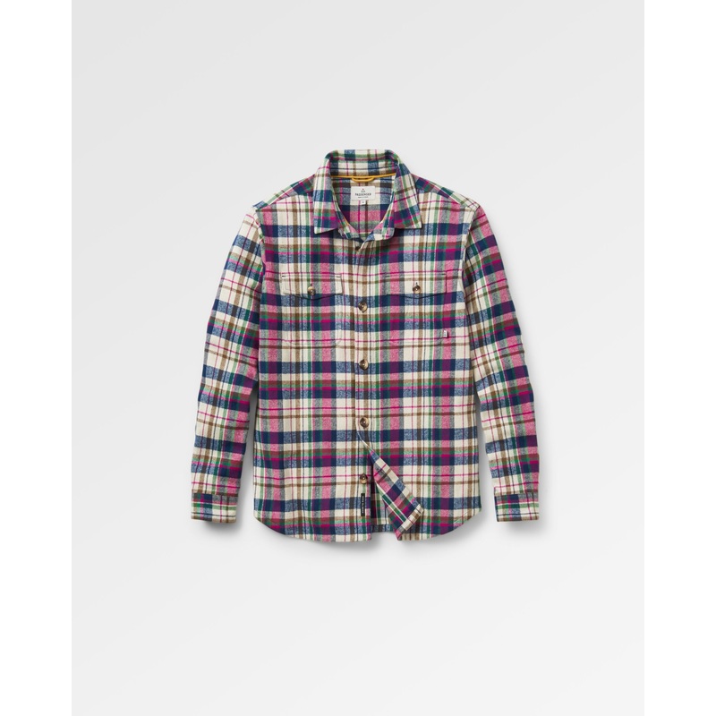 Rustic Organic Cotton Heavyweight Overshirt – Off White Check