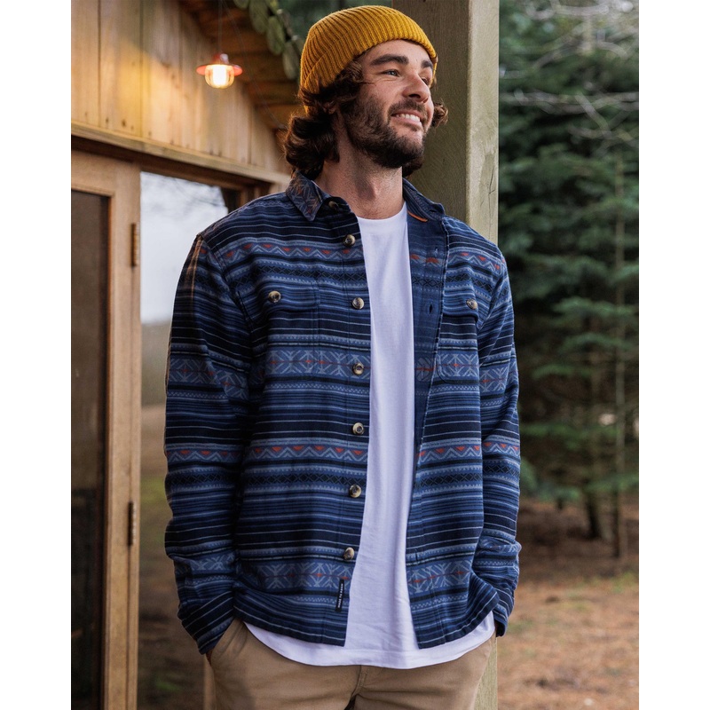 Slowdown Heavyweight Overshirt – Dark Denim