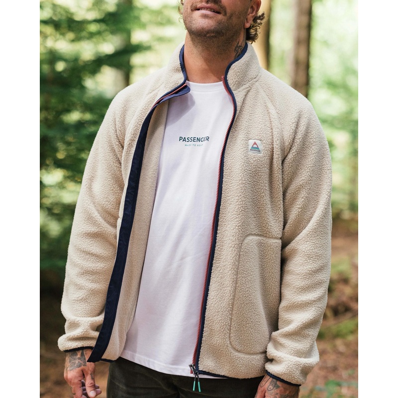 Tripper 2.0 Full Zip Recycled Sherpa Fleece – Oatmeal