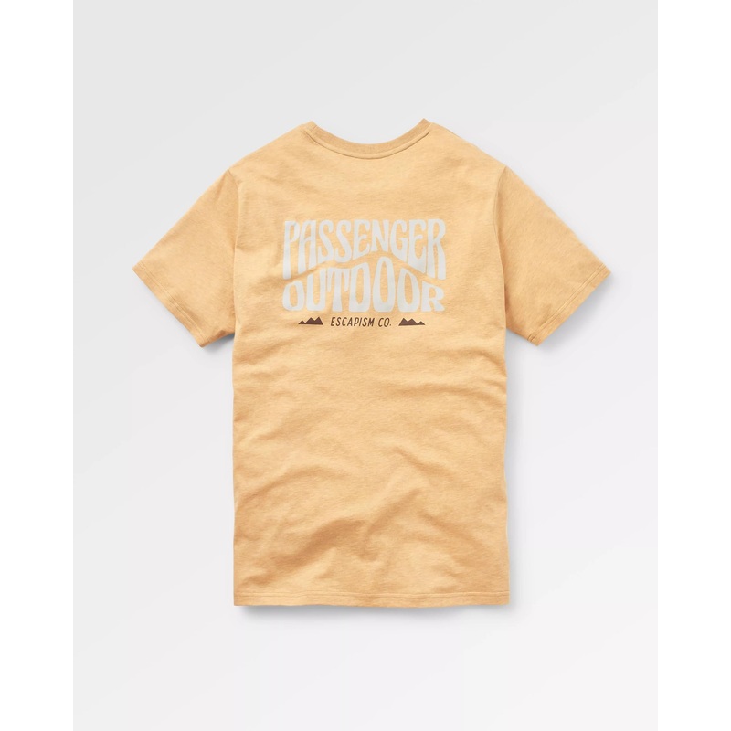 Yuca Organic Cotton T-Shirt – Dusty Ochre Marl