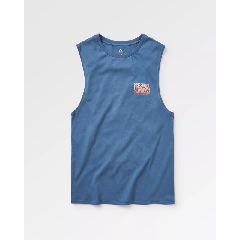 Yuca Recycled Cotton Vest – Dark Denim