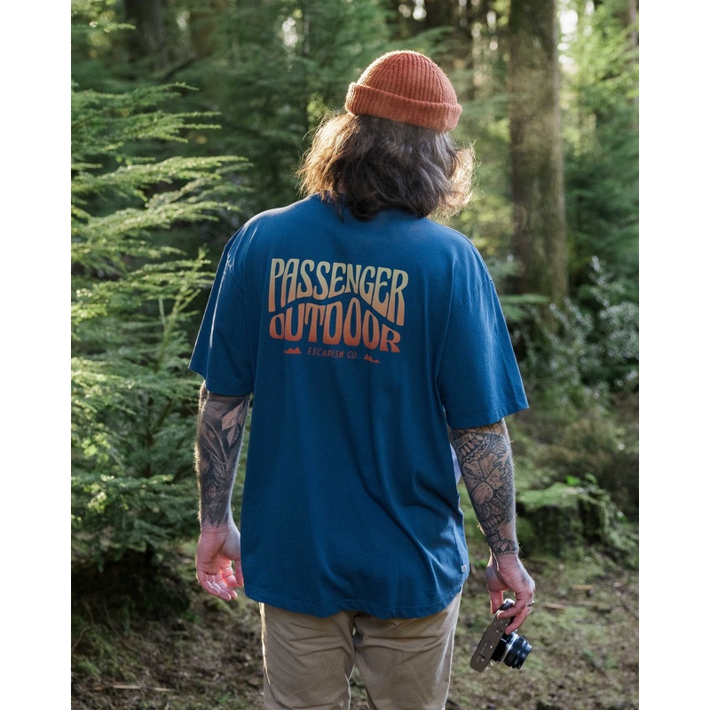 Yuca Recycled Relaxed Fit T-Shirt – Dark Denim