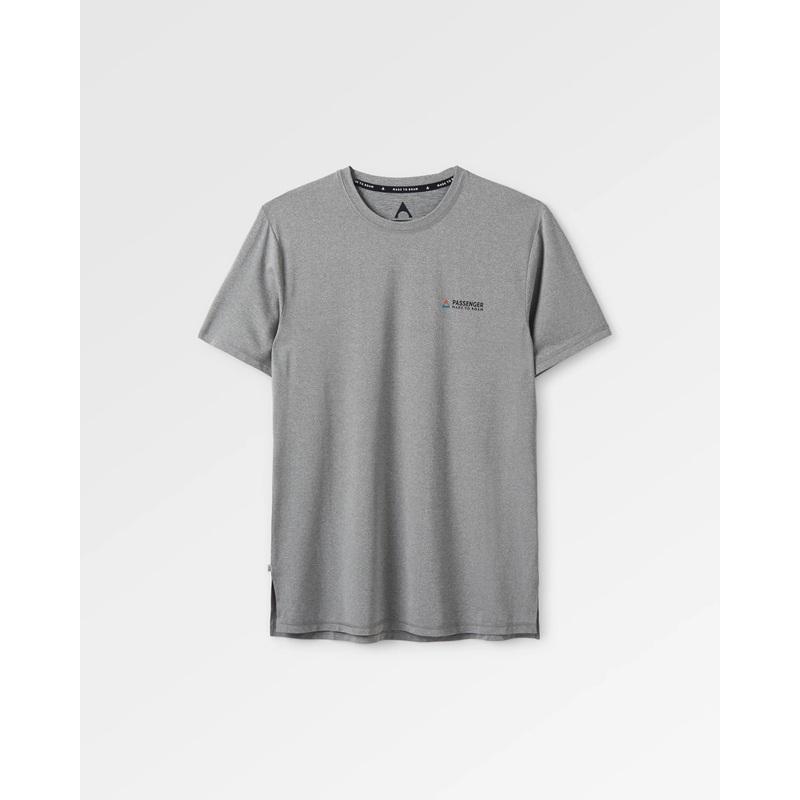 All Day Active Recycled T-Shirt – Grey Marl