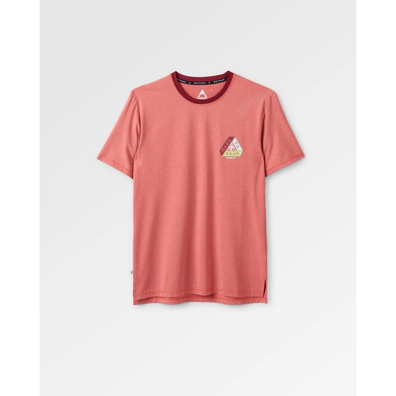 Classic Active Recycled T-Shirt – Mineral Red Marl