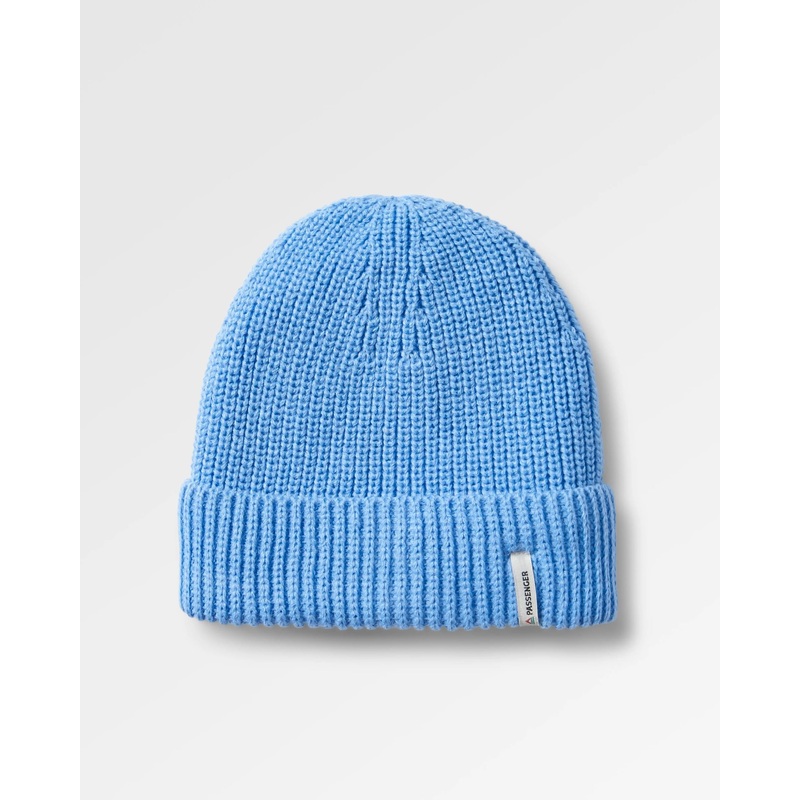 Compass Recycled Beanie – Cornflower