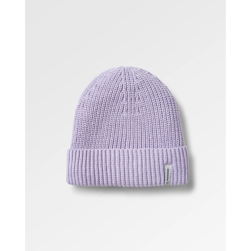 Compass Recycled Beanie – Lilac Mist