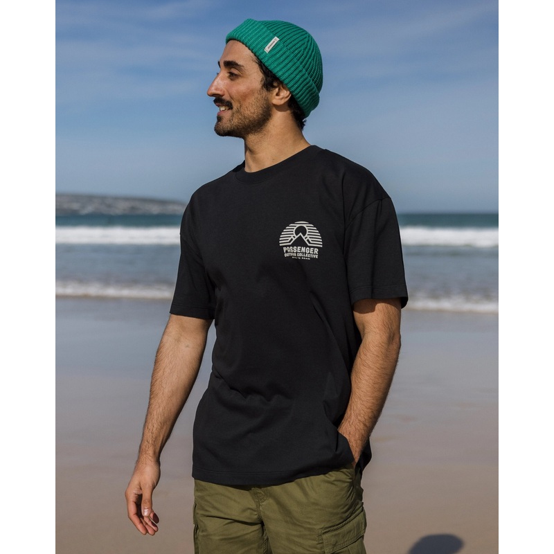 Elbio Recycled Relaxed Fit T-Shirt – Black