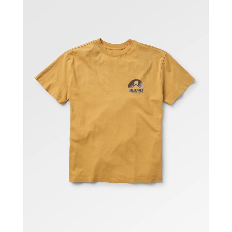 Elbio Recycled Relaxed Fit T-Shirt – Mustard Gold