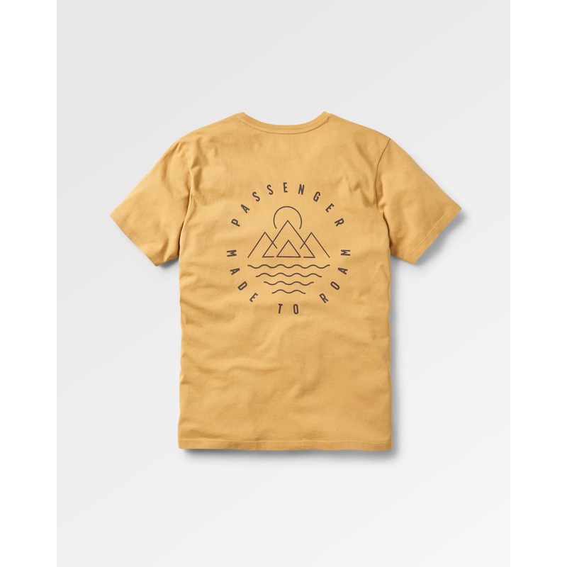 Escapism Recycled Cotton T-Shirt – Mustard Gold