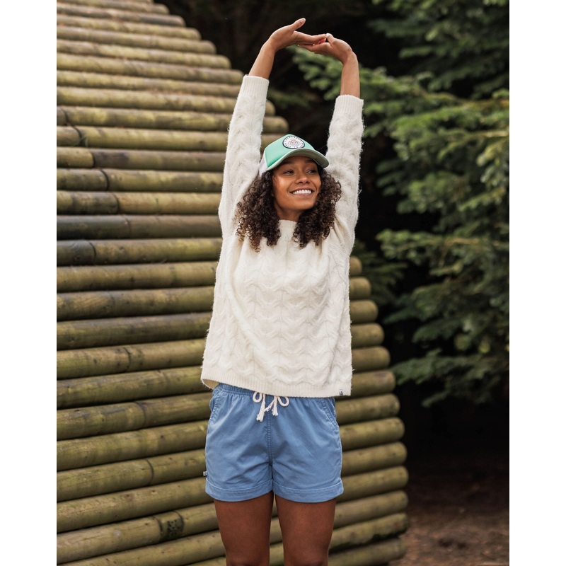 Harvest Recycled Knitted Jumper – Marshmallow