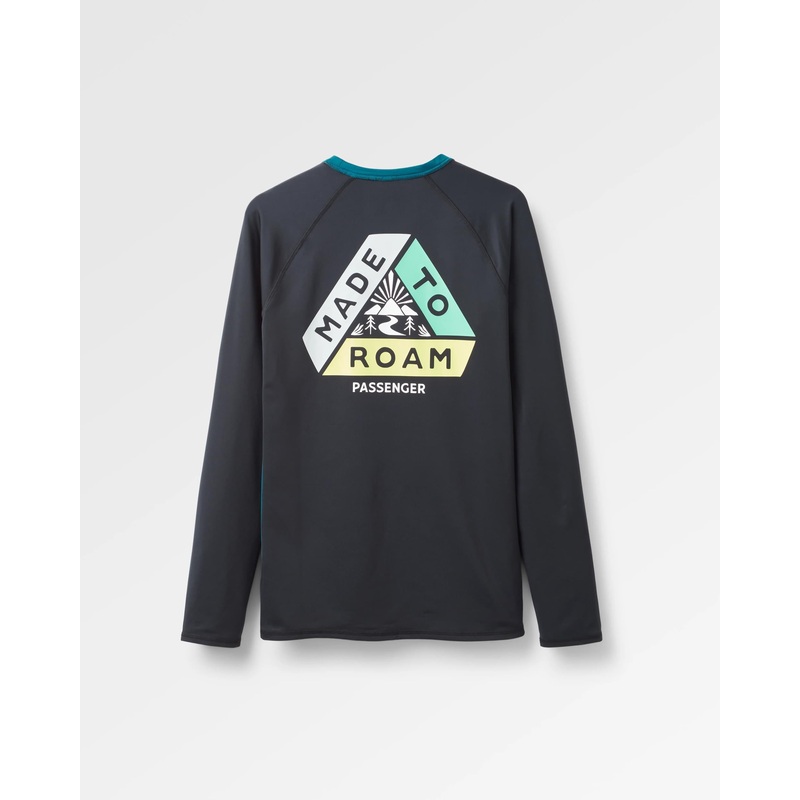 Lakeside Recycled Active T-Shirt – Black