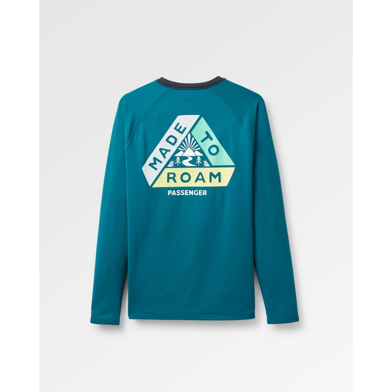 Lakeside Recycled Active T-Shirt – Tidal Blue