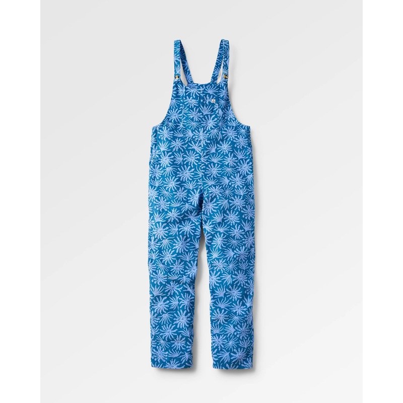 Meadows Organic Cotton Cord Dungarees – Seaweed Blue Steel