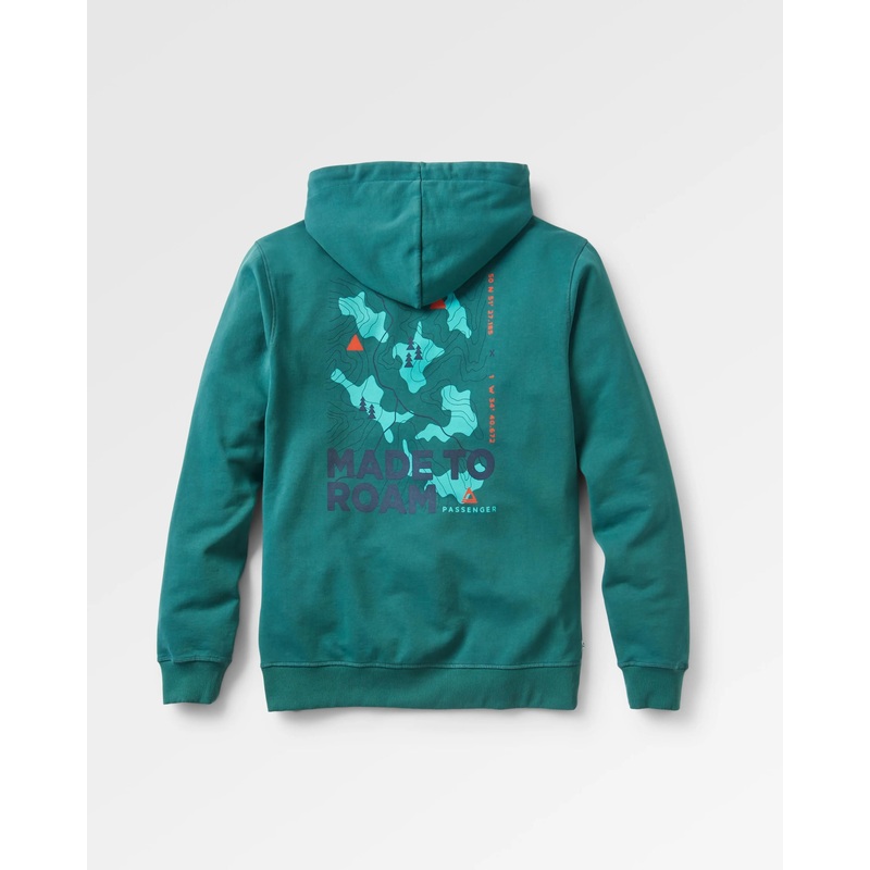 Pace Recycled Cotton Hoodie – Deep Ocean