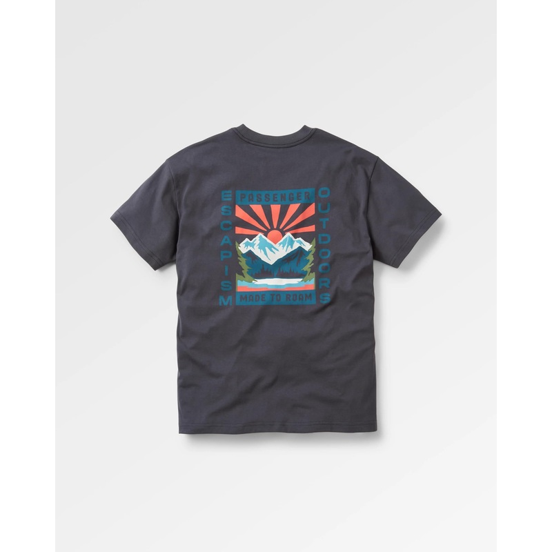 Sierra Recycled Relaxed Fit T-Shirt – Black