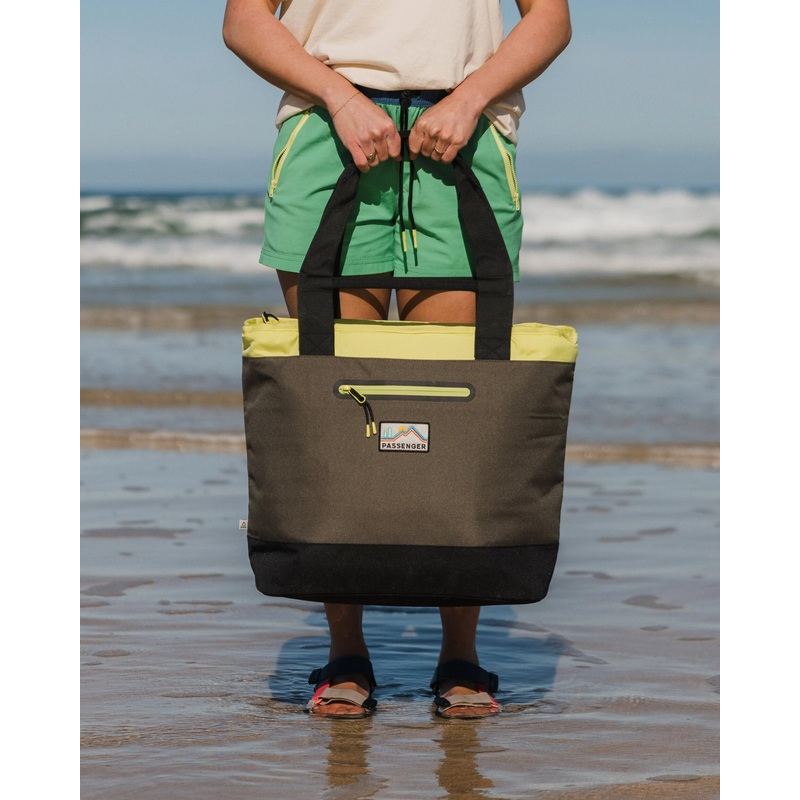 Tote Recycled Cooler Bag – Khaki Multi