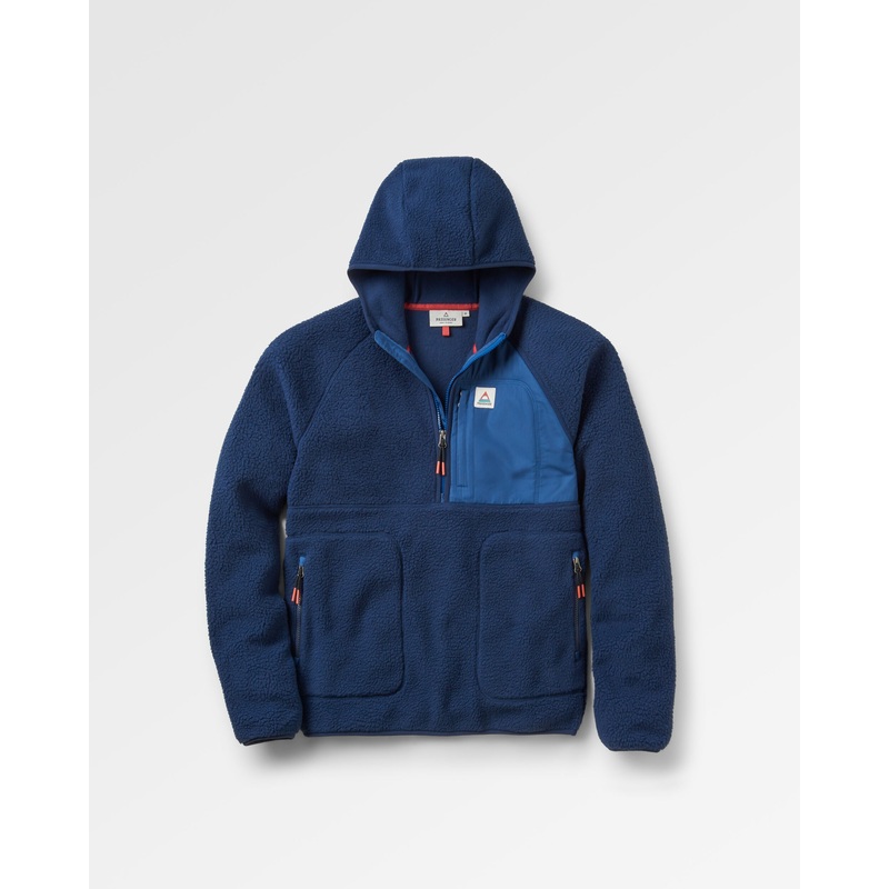Ventura 1/2 Zip Recycled Sherpa Fleece – Rich Navy