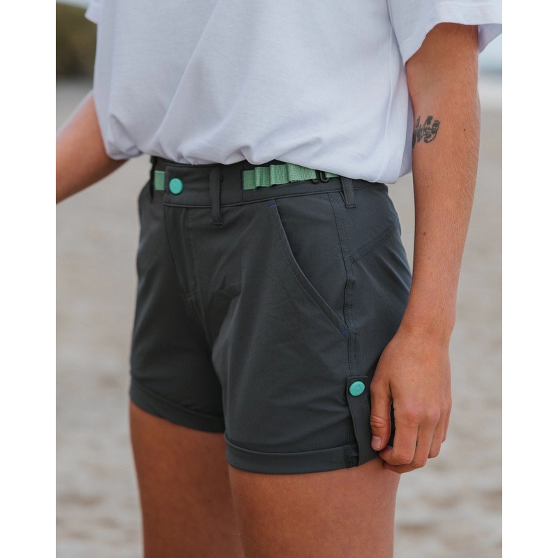 365 Trail Roll Up Short – Charcoal