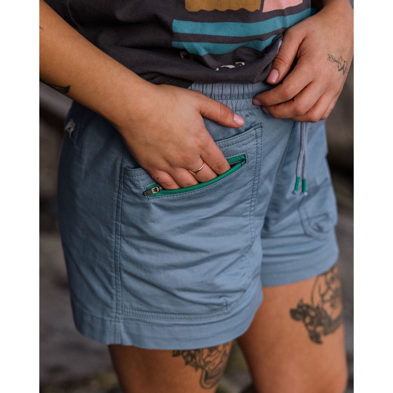 Basswood Organic Cotton Short – Faded Denim