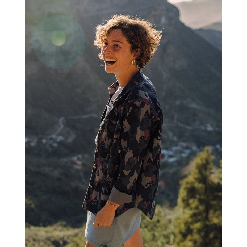 Coral Organic Cotton LS Shirt – Sycamore Camo