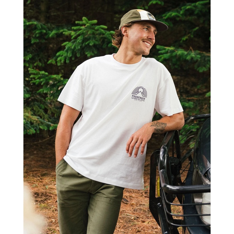 Elbio Recycled Relaxed Fit T-Shirt – White