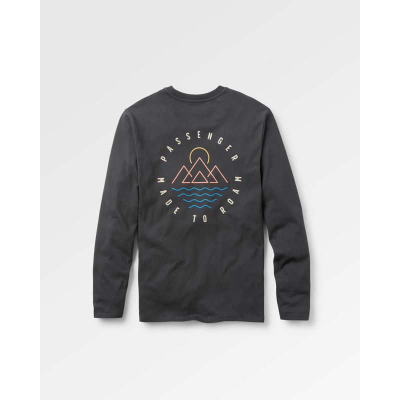 Escapism Recycled LS T-Shirt – Black