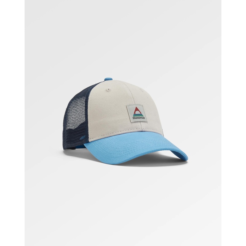 Heritage Mesh Snapback Cap – Cornflower