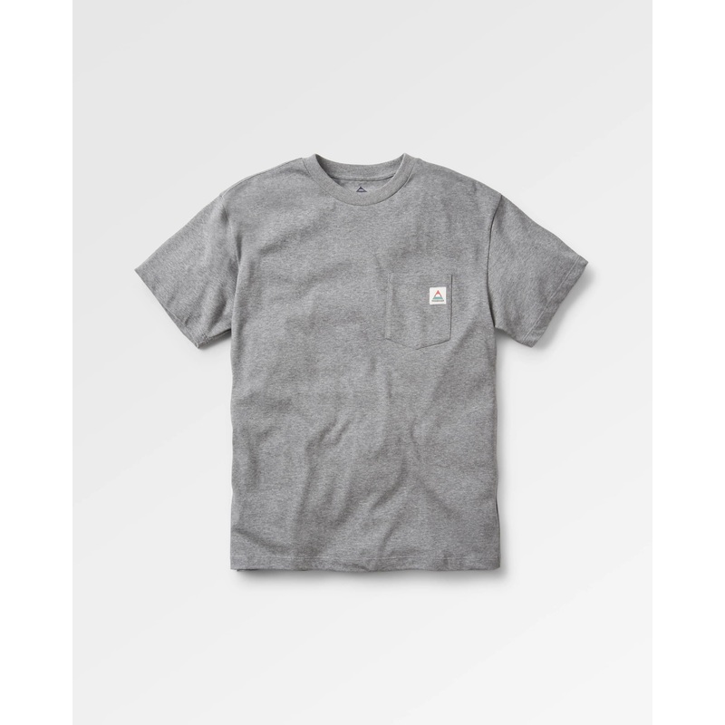 Heritage Organic Relaxed Fit T-Shirt – Dark Grey Marl