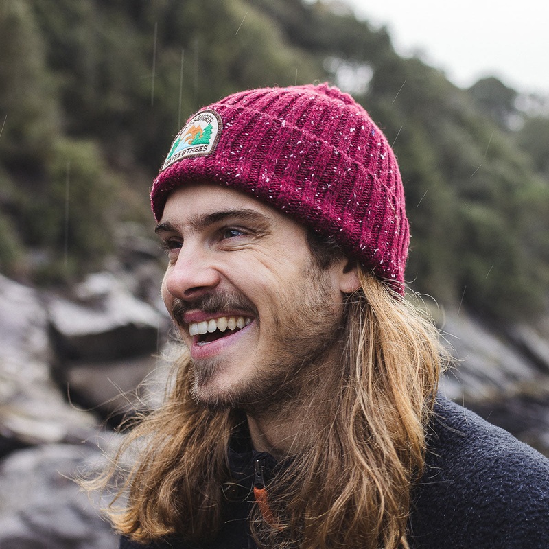 Katira Rib Knit Beanie – Russet