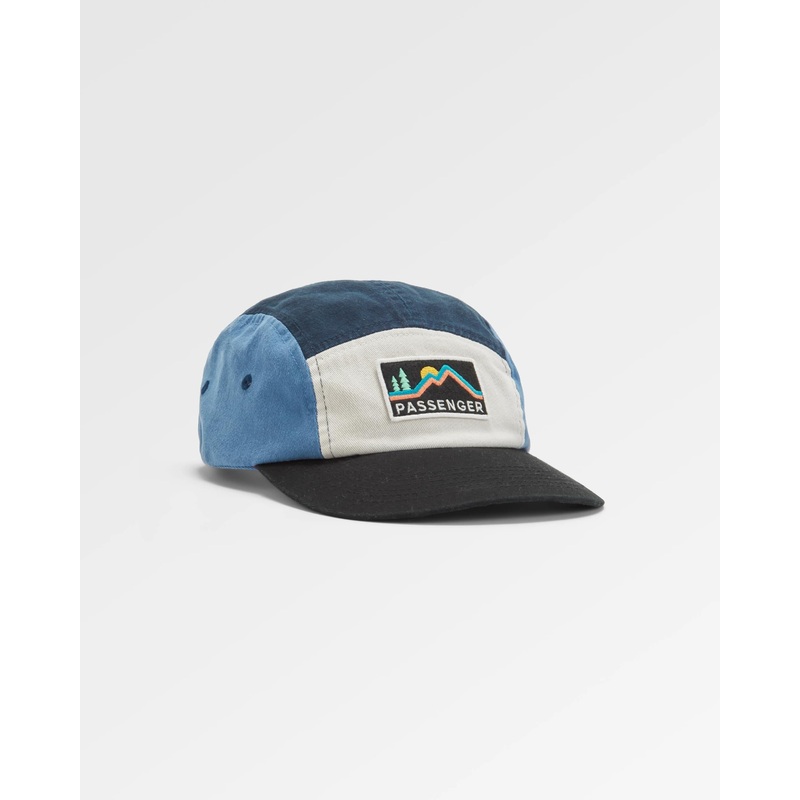 Made To Roam Recycled 5 Panel Cap – Charcoal Multi