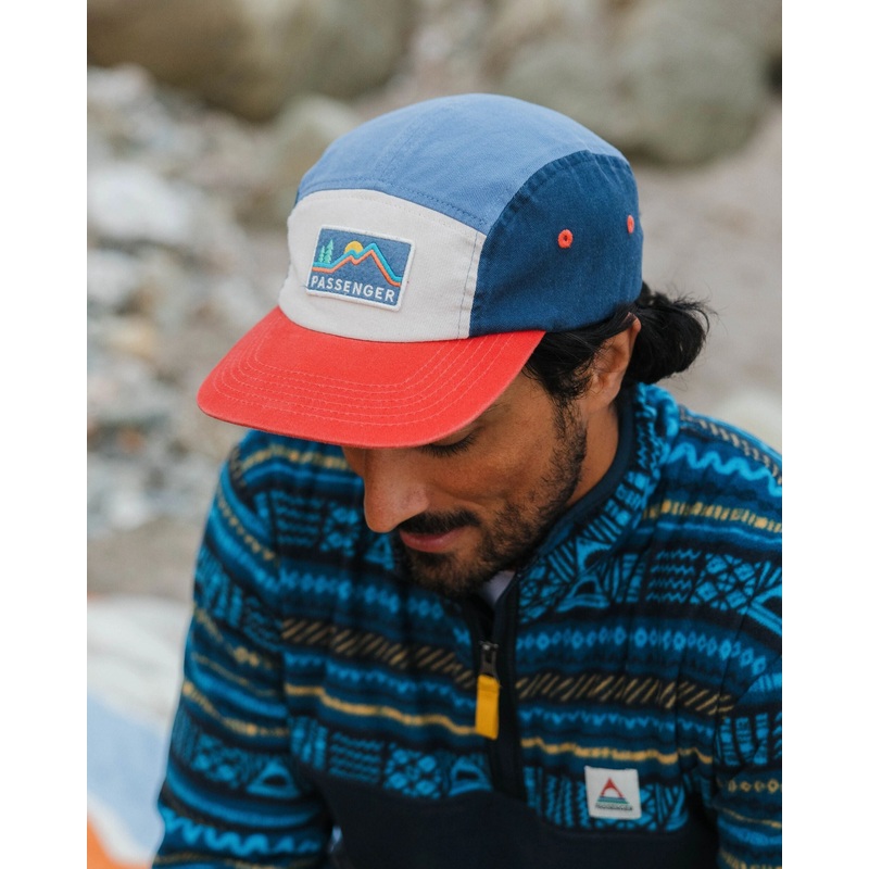 Made To Roam Recycled 5 Panel Cap – Moonlight Blue Multi