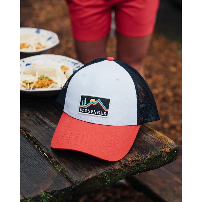 Made To Roam Trucker Cap – Black/Red Spice