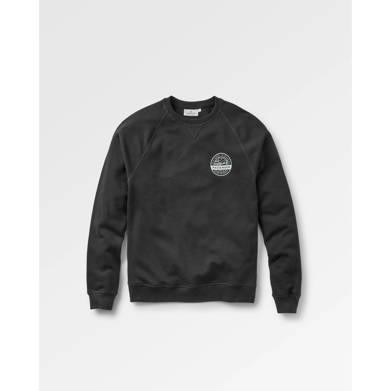Odyssey Organic Cotton Sweatshirt – Black