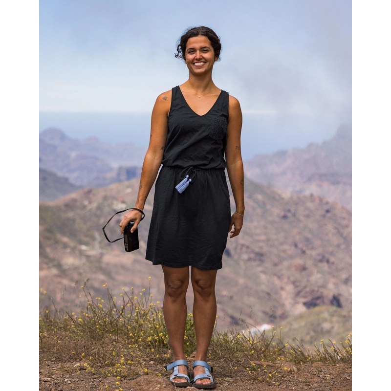 Rivergate Recycled Cotton Dress – Black