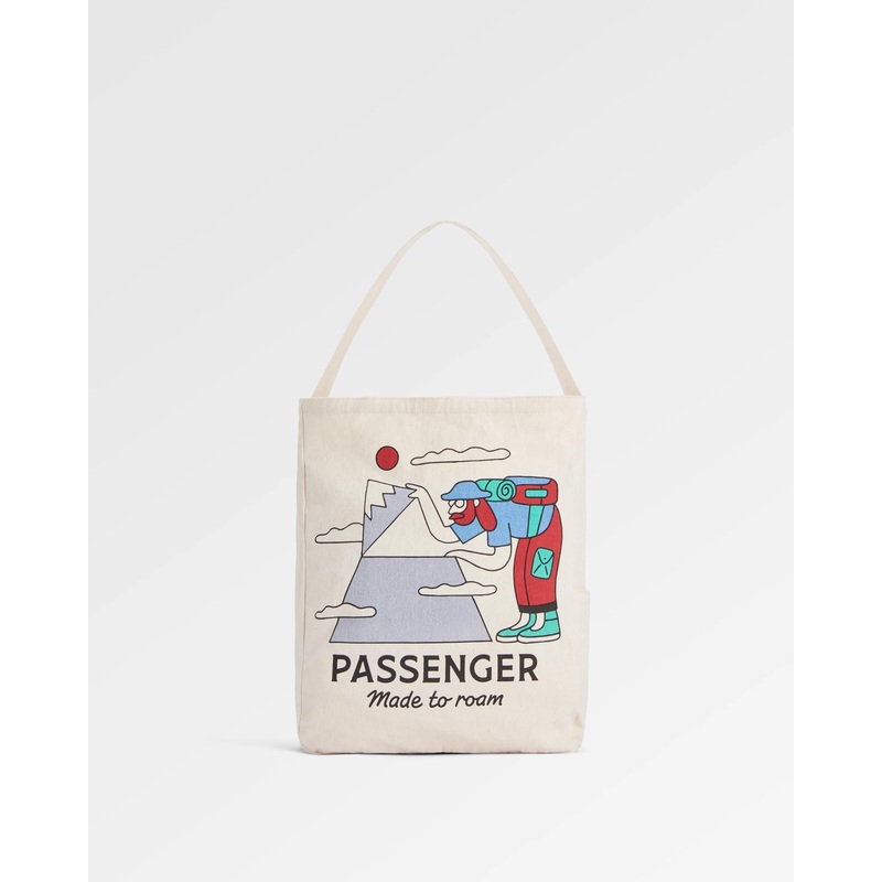 Sneaky Peak Organic Cotton Tote Bag – Multi – Passenger